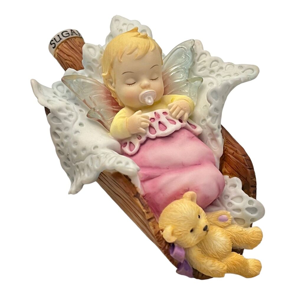 My Little Kitchen Fairies Sugar Scoop Baby Girl Fairy Infant Teddy Bear Figurine